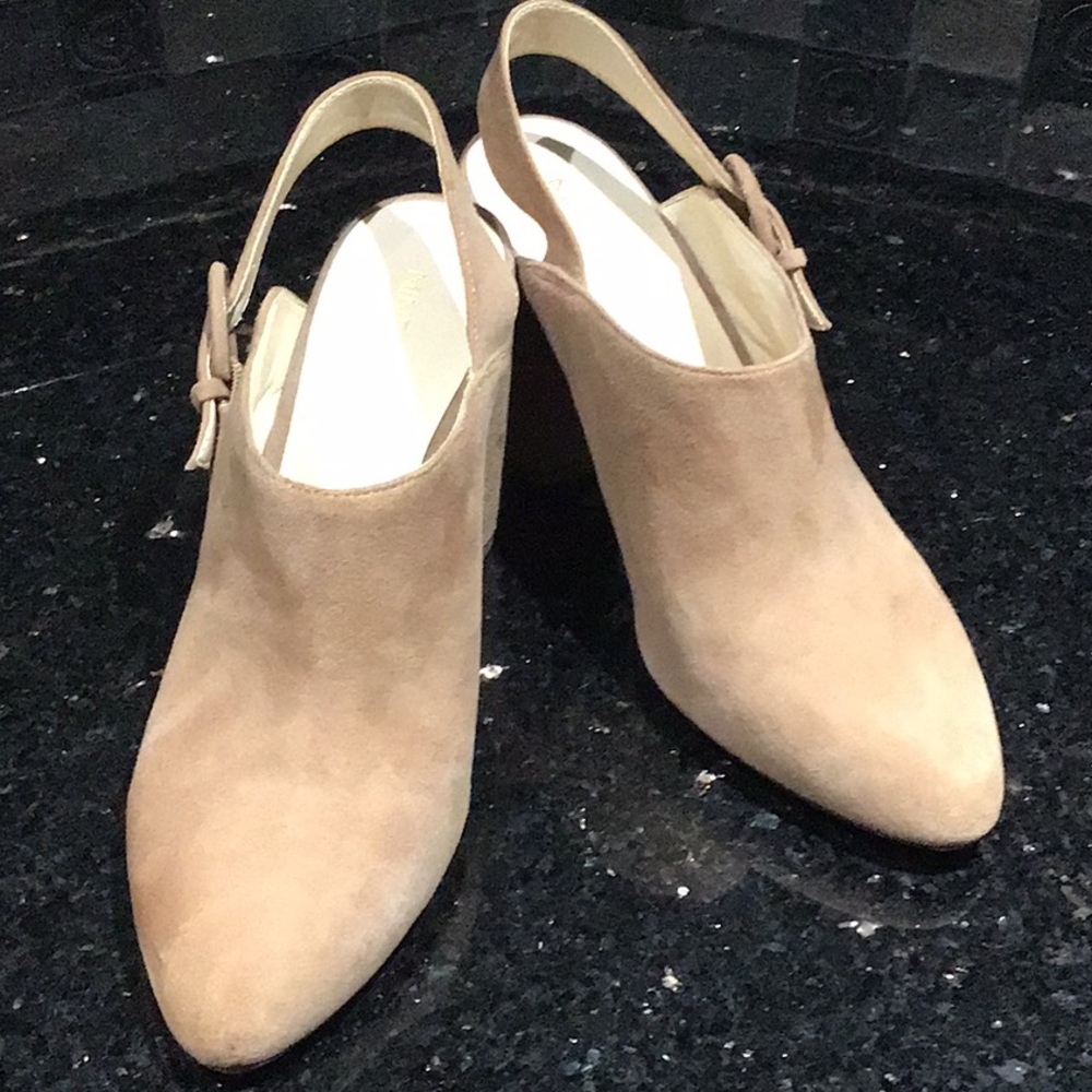 Suede Half Booties. - image 1